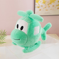 En gros, Peluche hélicoptère de dessin animé multicolore, Jouet en peluche avion doux, Peluche avion Kawaii pour cadeaux de machine à griffes