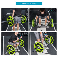 Barre hexagonale LIVEPRO de haute qualité en acier massif pour la musculation et l'haltérophilie