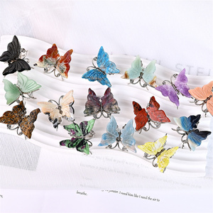 Bán Buôn Tinh Thể Tự Nhiên Đá Quý Khắc Chữa Bệnh Cánh Bướm Thủ Công Mỹ Nghệ Hỗn Hợp Đẹp Bướm Cho Trang Trí Nội Thất - Product Image 3