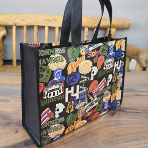 Ultrasonic Custom Print Recyclable Pp Laminated Eco Recycle Reusable Grocery Shopping Non-Woven <b>Tote</b> <b>Bag</b> With Customized Logo - Product Image 2