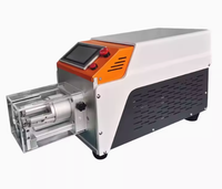 Machine semi-automatique de dénudage de câbles coaxiaux, équipement de découpe rotative optique pour fils blindés multicouches de communication