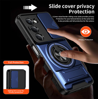 Coque de téléphone portable avec support magnétique antichoc en TPU PC et protection d'appareil photo pour Redmi Note 17/Note 17 Pro/Xiaomi F9 Ultra/17T