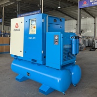 Nouveau compresseur d'air à vis lubrifié 4-en-1 de 22 kW avec bloc compresseur certifié CE, sur mesure, pour usine de fabrication industrielle