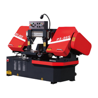 LOGINFLY GB4028 Scie à ruban semi-automatique Affûteuse de lame industrielle Machine à découper horizontale pour métal et aluminium