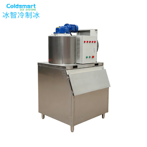 Máquina de Hielo en Escamas Industrial Coldsmart, 1000 kg/día, de Alta Calidad, para Pescado, Ahorro de Energía, Uso Comercial, para Mariscos - Product Image 1