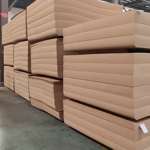 Plain MDF Raw Wood FiberBoards Wood Standard Laminated MDF Board 1220*2440