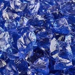 BAIYUE Virutas de Vidrio Fino Azul de 2-4 mm, Agregado Decorativo Ecológico No Tóxico para Pisos, Azulejos de Construcción, Terrazo - Product Image 4