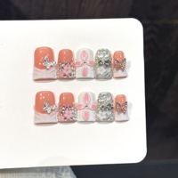 Nouveauté 2024 Faux ongles à presser French Manucure Couverture complète Vente en gros