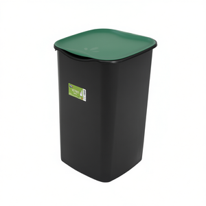 Poubelle de recyclage Vetro 50 L avec couvercle vert en plastique pour la séparation du verre - Product Image 3