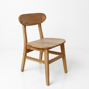 Modern Minimalist Scandinavian Wooden Dining <b>Chair</b> <b>with</b> Backrest for Home Office & Hotel Use - Product Image 5