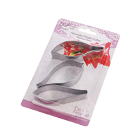 Lot de 3 moules à pétales de fleurs pour décoration de gâteaux, ensemble de découpoirs à fondant Barbadoslily