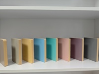 Panneau en mousse PVC brillant co-extrudé 3 couches 1220*2440mm, épaisseur 3mm, blanc intense et coloré, service de découpe