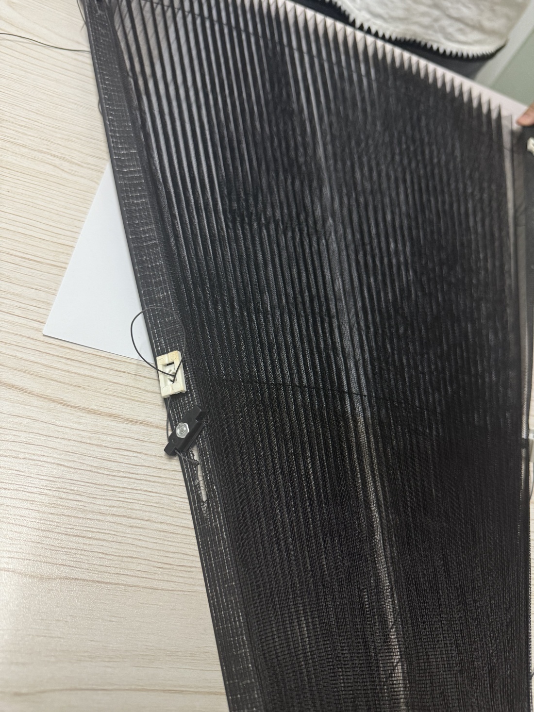 Mosqioto Net Fly Screen Door Plisse Mesh Folding Insect Net For Window And Door Folding Screen Pleated Mesh Kit · image 6