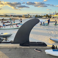 Planche à pagaie gonflable SUP avec palmes de planche de surf détachables à dégagement rapide Outils d'installation faciles pour les eaux océaniques