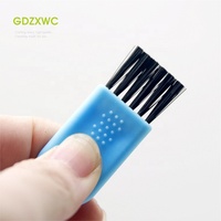 Brosse à doigts mini bleue 50 mm en PBT, gadgets de cuisine uniques en Chine, poils sûrs pour la maison, articles à 5 dollars, brosse utile pour la maison