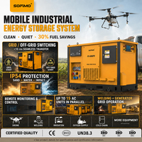 Station d'alimentation mobile triphasée 380V de haute performance pour les chantiers de construction industriels en extérieur