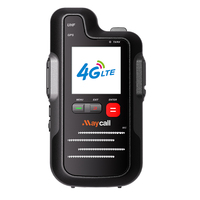 Maycall Vhf Uhf Modo Dual Portátil 25W Ham Tarjeta Sim Gps Estación Walkie Talkie Comunicador Real Ptt Network Poc 4G Lte Radios
