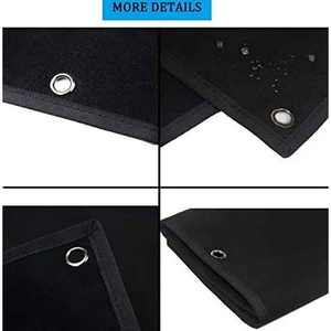 黑色贴片支架钩环胶带面板展示板支架海报墙可折叠贴片储物布展示钩 - Product Image 4