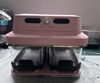 Friteuse à air GIAYOL 9L sans PFAS, double panier en verre, contrôle numérique, zones de cuisson séparées, sans huile, pour cuisine domestique, OEM