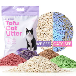 Usine en gros série haut de gamme sans poussière Tofu litière pour <span class=keywords><strong>chat</strong></span> UV Attractant Tofu Litière Guide Chats à utiliser <span class=keywords><strong>le</strong></span> bac à litière pour <span class=keywords><strong>chat</strong></span> - Product Image 1