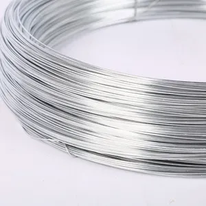 Manufacturer Price Galvanized Steel Wire Hot Dipped BWG 20 21 22 Galvanized Binding Wire GI Wire Rod For Israel