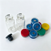 Ampoules en verre pharmaceutique ambré clair bleu de 3 ml, 5 ml, 10 ml, 15 ml, 30 ml pour produits médicaux et cosmétiques