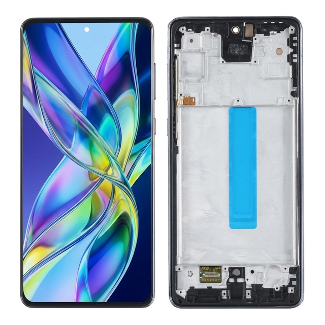 Cell Phone LCD Display Repair for Samsung A73 5G High Quality Full Display Assembly Touch Screen Replacement with Frame