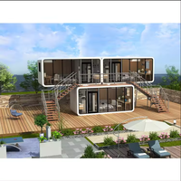 Maison préfabriquée d'extérieur villa moderne maison préfabriquée capsule spatiale pomme pod petite maison modulaire préfabriquée maison