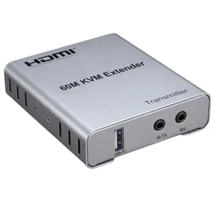 長距離伝送HDTB KVMエクステンダー60m IR対応HDCP1.4