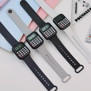 Reloj con calculadora para niños 2025, reloj electrónico Unisex multifuncional de plástico para niños, reloj Digital LED - Product Image 4