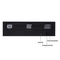 Newest 24X SATA Optical Drive Desktop Internal DVD Writer/DVD Burner/DVD RW Writer for PC