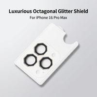 Protection d'objectif d'appareil photo en verre trempé de qualité fiable AAA, dureté 9H, avec couverture complète pour 17 Max