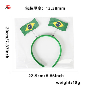 <strong>Custom</strong> Brazil Argentina <strong>United</strong> States <strong>National</strong> Flag Hairband Football Fan Party Decorations Soccer Celebrations - Product Image 6