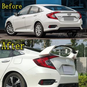 สปอยเลอร์หลังทรง Type-R สำหรับ Honda Civic รุ่นที่ 10 ซีดาน ปี 2016 2017 2018 2019 2020 แต่งท้ายรถ - Product Image 6
