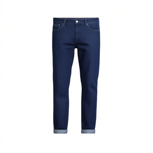 Jeans Casuales de Algodón 100% para Hombre, Corte Recto, Tiro Medio, Ligeros, Más Vendidos, Calidad Premium - Product Image 1