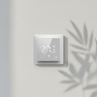 Termostato Inteligente WiFi Hysen HY516 Tuya, 3A/16A Opcional, Calefacción por Suelo Radiante Eléctrica/de Agua, Caldera de Gas, Regulador de Temperatura para el Hogar
