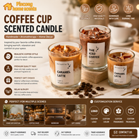 Großhandel Kreative Geschenkidee Eiskaffee-Becher Duftkerze zur Raumdekoration