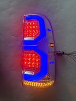 Pour Hilux Vigo 2011 2012 2013 2014 2015 : Nouveau design de feux arrière à LED GR, couleurs rouge, vert, bleu, avec couvercle transparent