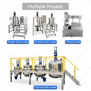 OCEAN China High Shear Facial Cosmetic <b>Vacuum</b> Mixer Emulsifying Homogenizing Machine to Make <b>Hair</b> Cream - Product Image 4