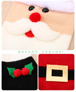 2020 Christmas Stocking <b>Gift</b> Navidad New Year's Decor Wine <b>Bottle</b> Cover Christmas Decorations for Home - Product Image 6