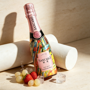 Vino Frizzante Rosa Dolce Mini Formato 200ml 12%VOL - Ingrosso Fabbrica, Bolle Fini, Ideale per Bomboniere Matrimonio, Feste e Vacanze - OEM ODM - Product Image 3