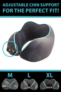 Portable Slow Rebound Memory Foam U-shaped <strong>Pillow</strong> Ergonomic Breathable Soft Neck Warp Support Travel <strong>Pillow</strong> - Product Image 4