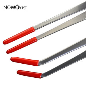แหนบสเตนเลสใช้ในการจัดการ30ซม. คีมให้อาหารสัตว์เลื้อยคลานหัวตรง - Product Image 6