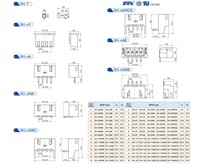 JST XH S6B-XH-SM4-TB B8B-XH-A S6B-XH-A 2.5mm Pas Jst Connecteur équivalent XH254 Pcb Header Fil pour embarquer le connecteur