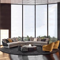 Ensemble de canapés modulaires Timberight de luxe pour la maison, convertible, garni d'éponge, pour salon, hôtel, villa, qualité supérieure, fournisseur de confiance