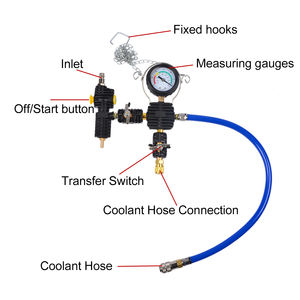 28-teiliges Kühlsystem Druckprüfer Werkzeugsatz Kfz Diagnosewerkzeug Druckmessgerät Lecksucher - Product Image 5