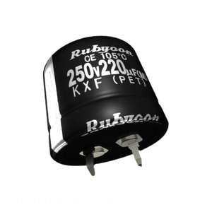 Condensateur original 1200 uF traversant le boîtier, en aluminium, 1200UF 20% 50V SNAP TH 50KXF1200MEFC22X20 - Product Image 1