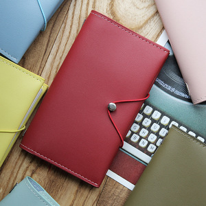 Cuaderno de reuniones de cuero PU, cuaderno de viaje para bocetos B5, funda protectora de cuero, cubierta de libro de cuero rígido simple. - Product Image 1