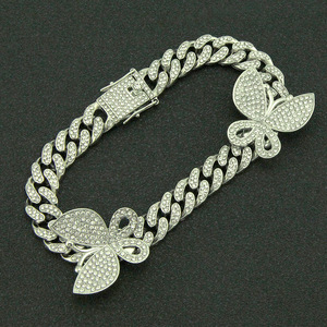 2026 Hot Selling New Luxury Personality Hiphip Multi Style Alloy Butterfly <b>Anklet</b> Men's Alloy <b>Anklet</b> Fashion Jewelry Wholesale - Product Image 2