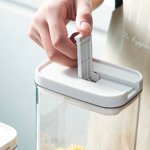Household <strong>Kitchen</strong> Transparent Plastic Nut Oats Spice Grain Beans Sealed Food <strong>Storage</strong> Container <strong>Storage</strong> <strong>Jars</strong> - Product Image 3